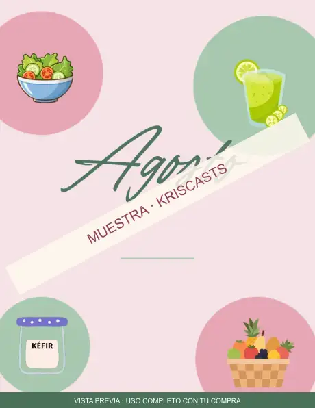 Muestra de la portada ilustrada de agosto